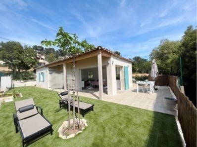 Location Maison neuve climatis&eacute;e 2 chambres 50m plage de Gigaro WIFI